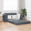 vidaXL Sofa Bed Dark Grey 58.27 x 27.95 x 32.68 in Velvet