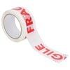 vidaXL Packaging Tape 72 pcs FRAGILE Printed White 1.89 " x 216.5 '