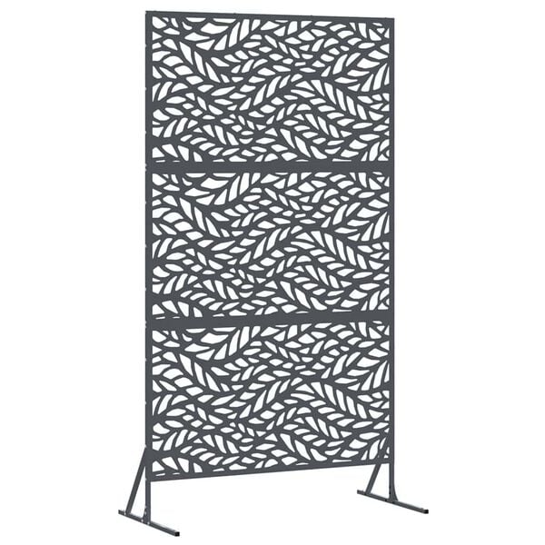 vidaXL Privacy Screen Anthracite 39.37 x 19.69 x 70.87 in Steel