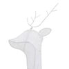 vidaXL Christmas Reindeer Set of 6 White Fabric