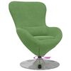 vidaXL Egg Chair Light Green 24.80 x 28.74 x 35.43 in Velvet