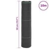 vidaXL Weed Membrane Black with green stripes 100% Polypropylene