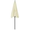 vidaXL Beach Parasol Sand Yellow 78.7"x49.2"