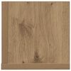 vidaXL Wall Shelf Artisan Oak Engineered wood Medium Wall Shelf
