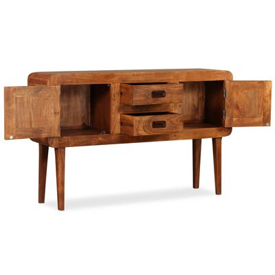 vidaXL Sideboard Solid Wood with Honey Finish 47.2"x11.8"x29.5"