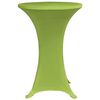 vidaXL Table Cover Set of 4 Apple green 90% Polyester, 10% Elastane