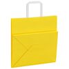 vidaXL Paper Bags 50 pcs with Handles Yellow 10.2x6.7x9.8"