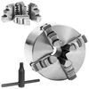 vidaXL 4 Jaw Self-Centering Lathe Chuck 3.94 " Steel