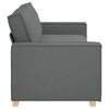 vidaXL 3-Seater Sofa Dark Grey 70.9 " Fabric