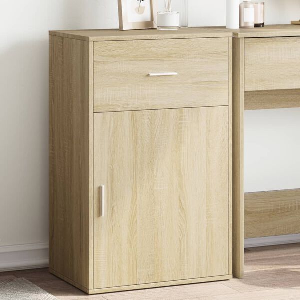 vidaXL Storage Cabinet Sonoma oak Engineered wood Medium Storage Cabinet