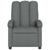 vidaXL Massage Recliner Chair Dark Grey Polyester, Metal, Plywood Medium