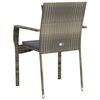 vidaXL Garden Chair Grey