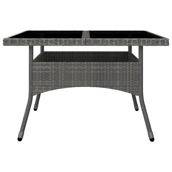 vidaXL Dining Set Grey, Brown