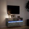 vidaXL TV Wall Cabinet Concrete grey Engineered wood Medium