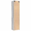vidaXL Slim Storage Cabinet Grey Sonoma Engineered Wood Slim/Tall