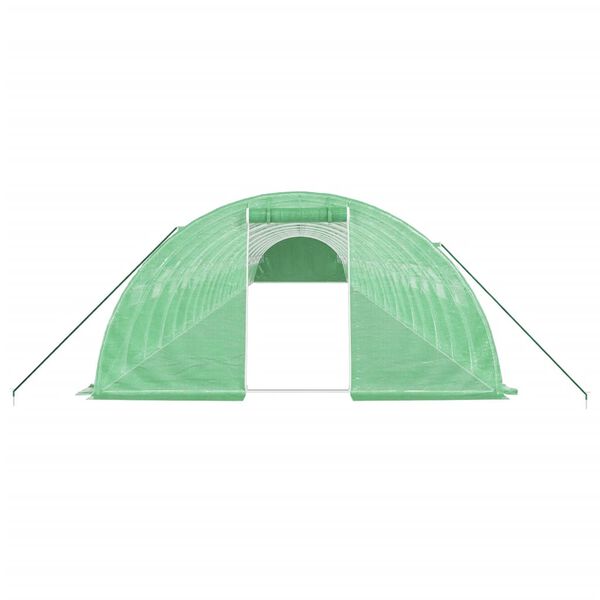 vidaXL Greenhouse Green Polyethylene Large UV-resistant materials
