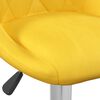 vidaXL Bar Stool Set of 2 Mustard yellow