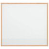 vidaXL Magnetic Whiteboard with Solid Pine Wood Frame 23.6x21.7"