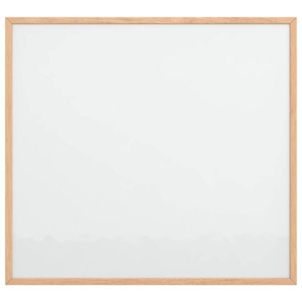 vidaXL Magnetic Whiteboard with Solid Pine Wood Frame 23.6x21.7"
