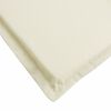 vidaXL Sun Lounger Cushion Cream Oxford fabric (100% polyester) Extra Long