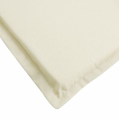vidaXL Sun Lounger Cushion Cream 78.7"x23.6"x1.2" Oxford Fabric