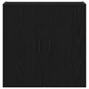vidaXL Wall-mounted Cabinet Black Oak 23.62 x 12.20 x 23.62 in