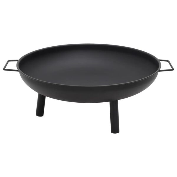 vidaXL Fire Pit 26.6"x22.8"x8.9" Steel