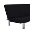 vidaXL Sofa Bed Black Fabric