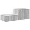 vidaXL Storage Cabinet 2 pcs Grey Sonoma 50.00 x 16.14 x 15.75 in