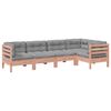 vidaXL Garden Sofa Set Douglas fir wood color