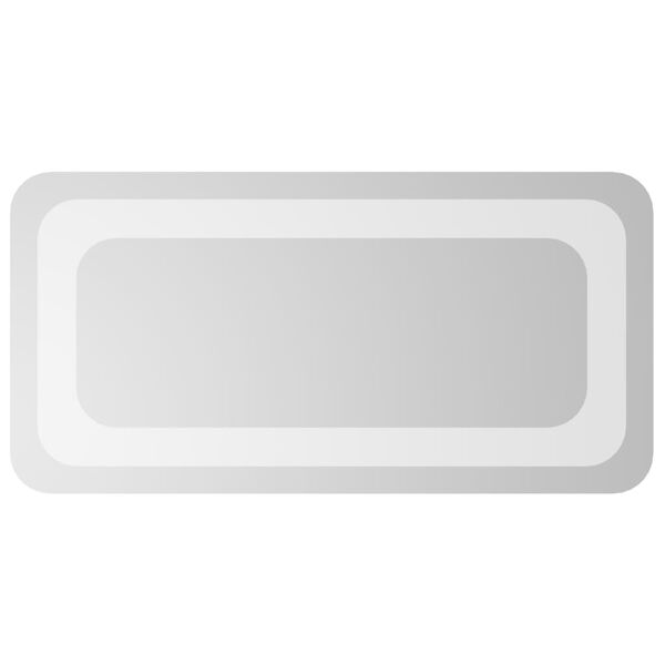 vidaXL LED Bathroom Mirror 7.9"x15.7"