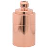 vidaXL Lamp Holder Rose Gold Aluminum Compact Durable Lamp Holder