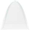vidaXL Mosquito Net Mongolia with Doors 220 Mesh White 78.7x47.2x51.2"