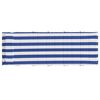 vidaXL Sun Lounger Cushion Blue&White Stripe 70.9x23.6x1.6" Oxford Fabric