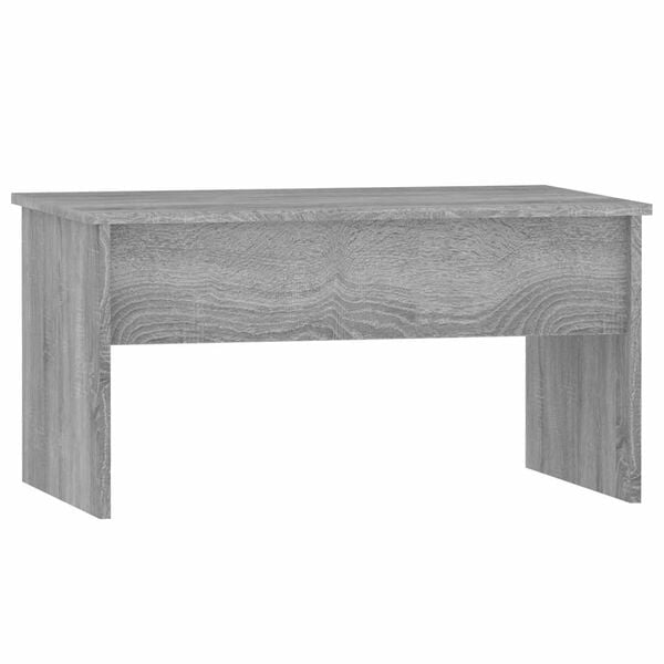 vidaXL Coffee Table Grey Sonoma Engineered Wood 31.5x19.9x16.3 in