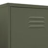 vidaXL Wardrobe Olive Green 35.4"x19.7"x70.9" Steel