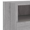 vidaXL TV Wall Cabinet Grey Sonoma Engineered wood Small TV Wall Cabinet