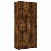 vidaXL Highboard Smoked Oak 31.5"x16.7"x98" Engineered Wood