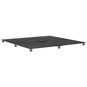 vidaXL Parasol Base Black 100 x 100 x 4 cm Steel