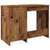 vidaXL Desk Old wood Engineered wood Medium Desk Rectangular Modern