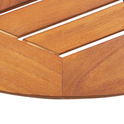 vidaXL Folding Patio Table 23.6"x29.5" Solid Acacia Wood