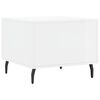 vidaXL Coffee Table High gloss white Engineered wood, iron