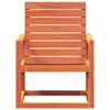 vidaXL Garden Chair Wax Brown Solid Pine Wood Medium Durable