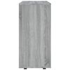 vidaXL Rolling Cabinet Grey Sonoma Engineered wood Medium Rollable