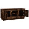 vidaXL TV Cabinet Smoked oak Engineered wood Medium Durable TV Cabinet