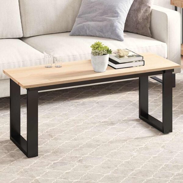 vidaXL Table Top Pine Solid Pine Wood 43.3 x 15.7 x 0.7 in Durable