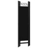 vidaXL 5-Panel Room Divider Black 78.7"x70.9"