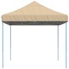 vidaXL Party Tent Beige and Blue