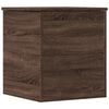 vidaXL Storage Box Brown Oak Engineered Wood Compact Storage Box