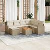 vidaXL Garden Sofa Set Beige